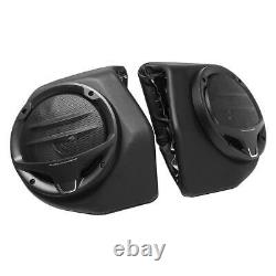 6.5 King Pack Trunk Rear Speakers Fit For Harley Tour Pak Electra Glide 2014-Up