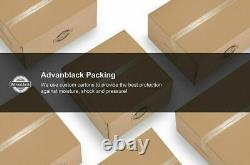 Advanblack BLACK PEARL Rushmore Chopped Tour Pack Pak Fits 97+ Harley/Softail