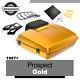 Advanblack Prospect Gold Razor Tour Pack Pak Trunk Luggage For Harley Touring