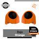 Baja Orange 6.5 Inches Speaker Pods Fits Harley & Advanblack King Tour Pack Pak