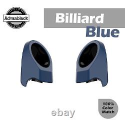 Billiard Blue 6.5 inches Speaker Pods For Harley King Tour Pack Pak Advanblack