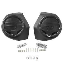 Black 6.5 King Pack Rear Speakers Fit For Harley Tour Pak Touring 2014-2023 22