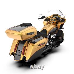 Black Hills Gold/Black Quartz 2-Tone Chopped Tour Pack Pak Fits Harley Touring
