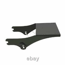 Black Tour Pack Pak Latches Razor Chop Trunk Mount For Harley Touring 97-08