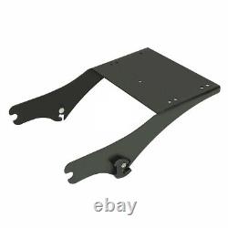 Black Tour Pack Pak Latches Razor Chop Trunk Mount For Harley Touring 97-08