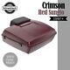 Crimson Red Sunglo Rushmore Chopped Tour Pack Pak Fit 97+ Harley Touring/softail