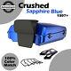 Crushed Sapphire Razor Tour Pack Pak Trunk Luggage For Harley Street Road Glide