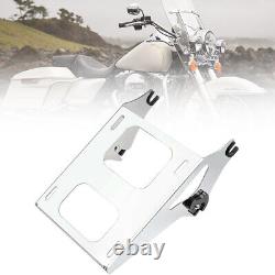 Detachable Two Up Tour Pack Pak Mounting Rack For Harley Electra Glide Road King