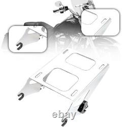 Detachable Two Up Tour Pack Pak Mounting Rack For Harley Electra Glide Road King