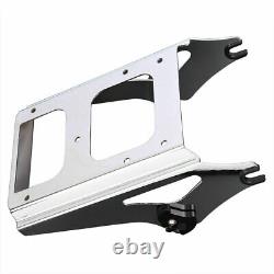 Detachable Two Up Tour Pak Pack Mount Luggage Rack For Harley Touring 2009 -2013