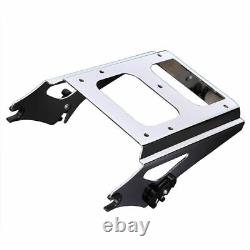 Detachable Two Up Tour Pak Pack Mount Luggage Rack For Harley Touring 2009 -2013