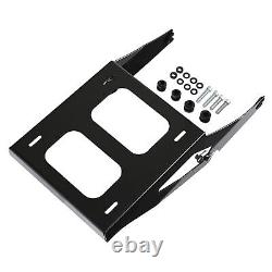 Gloss Black Two-Up Pack Mounting Rack Fit For Tour Pak Sport Glide FLSB 2018-up