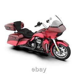 Mysterious Red Sunglo/Velocity Red Sunglo 2-Tone King Tour Pack Pak Fits Harley