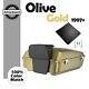 Olive Gold Fits 97+ Harley/softail Advanblack Rushmore Chopped Tour Pack Pak