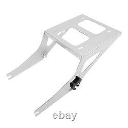 Pack Trunk Mounting Rack Fit For Harley Tour Pak Fat Boy FLSTF 2008-2016 Chrome