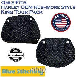 Red Stitching King Tour Pak Liner for OEM Harley Rushmore King Size Tour Pack