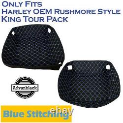 Red Stitching King Tour Pak Liner for OEM Harley Rushmore King Size Tour Pack