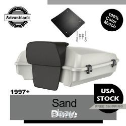 Sand Dune Razor Tour Pack Pak Trunk Luggage Fits 1997+ Harley Street Road Glide