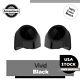 Vivid Black 6.5'' Speaker Pods Fits For Advanblack & Harley King Tour Pak Pack