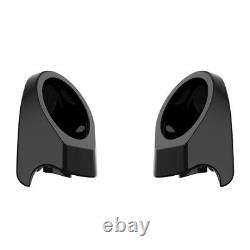 Vivid Black 6.5'' Speaker Pods Fits for Advanblack & Harley King Tour Pak Pack