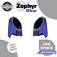 Zephyr Blue 6.5'' Speaker Pods Fits For Advanblack & Harley King Tour Pack Pak