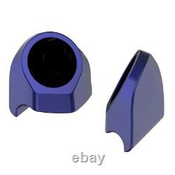 Zephyr Blue 6.5'' Speaker Pods Fits for Advanblack & Harley King Tour Pack Pak